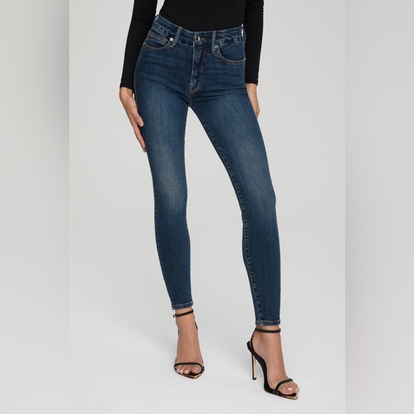 Good American Denim - NWT GOOD AMERICAN GOOD LEGS DEEP V Skinny Jeans